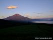 久しぶりに富士山が少し赤く染まりました 08年7月28日撮影