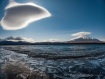 格好いい笠雲と吊るし雲が見られました。 25年2月12日撮影
