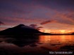 長い時間夕焼けがきれいに見られました。 09年8月31日撮影
