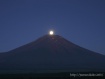 夏としてはめずらしくパール富士が見られました。 11年7月16日撮影